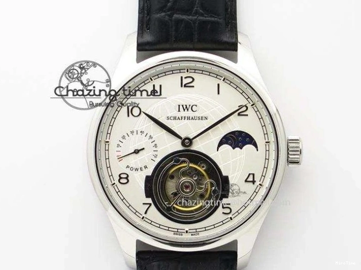 MIROTIME 1219 Unisex Portuguese Real PR RG IW500702 ZF 1:1 Best Edition On Brown Leather Strap A52010 V 7303